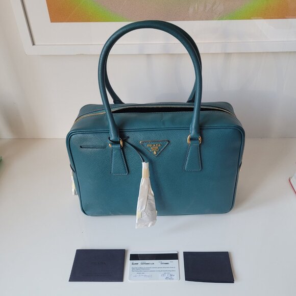 PRADA Saffiano Lux Tote - Picture 12 of 16